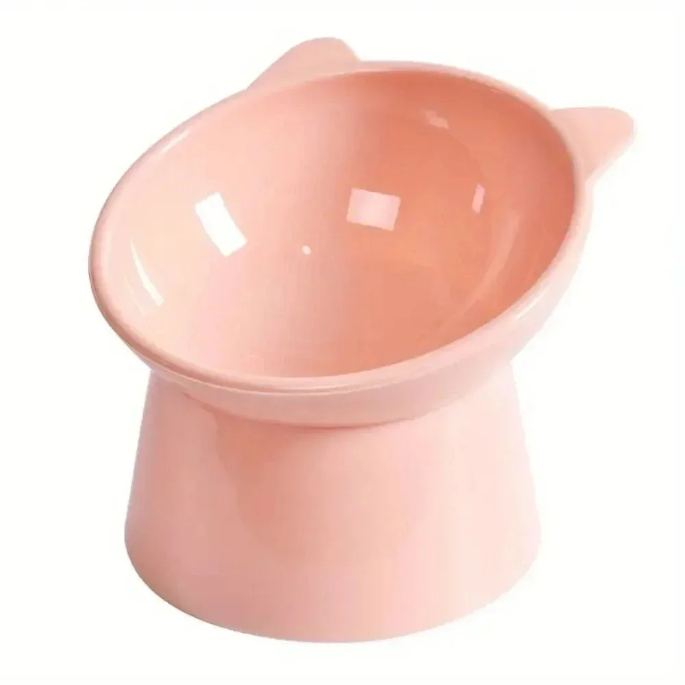 Elevated Tilted Cat Food Water Bowl
